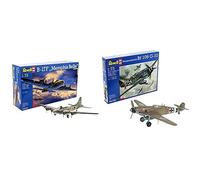 Revell-B-17F Memphis Belle Modello, Scala 1:72, Multicolore, 04279 & 04160 - Mes