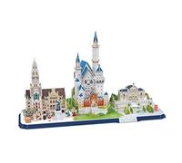 Revell- Bavarian Skyline, 178 Parts 3D Puzzle, (00143)