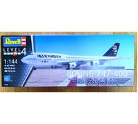 Revell Boeing 747-400 Iron Maiden Ed Force Uno 1:144 Scala Modello Kit