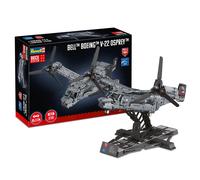 Revell Brick System 00961 Bell Boeing V-22 Osprey - Kit modellino in mattoni, scala 1:25, non costruito, 85,3 cm di larghezza, 3.730 pezzi, include espositore e adesivi per la decorazione