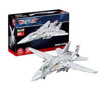 Revell Brick System 00963 Maverick's F-14A Tomcat Top Gun - Kit modello mattone - scala 1:32 non costruita, 57,6 cm di lunghezza, oltre 2.500 pezzi, include figure di Maverick e Oca, espositore