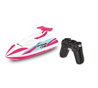 Revell Control 24142 - Telecomando a molla per barca Pink con controllo MHz, 2 potenti motori elettrici, eliche avviano solo in acqua, 2 canali, lunghezza 23,5 cm
