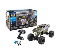 Revell Control 24462 Monster Rock cingolato RC, Telecomando da 2,4 GHz, Carrello di atterraggio proporzionale, Regolabile in Altezza, Auto con Telecomando Destro e Sinistro, 43 cm