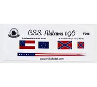 Revell CSS Alabama 1:96 - Bilance per bandiere e bozze per modello