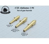 Revell CSS Alabama 1:96 - set di pistole in ottone per kit