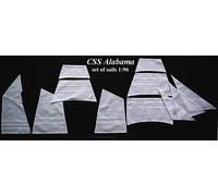 Revell CSS Alabama 1:96 - set di vele standard per la modalità cucita su macc...