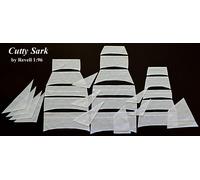 Revell Cutty Sark 1:96 - set di 27 vele standard per modello cucito su macchi...