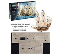 Revell English Man O'War 1:96 - mazzo in legno tagliato al laser per modello