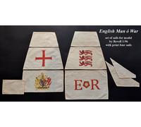 Revell English Man O'War 1:96 - set di vele con 4 stampe. vele con macchina CNC