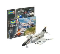 Revell-F-4J Phantom II Spielzeug Kit di Modellismo in Plastica, Scala 1:72, Colore Grigio, Länge: 24,5 cm, Spannweite: 16,4 cm, 63941