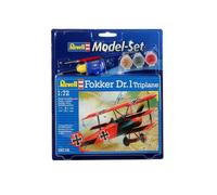 Revell - Fokker Dr. 1 Triplano Modello Set 1:72 - 64116