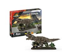 Revell Jurassic World Rebirth T.Rex Puzzle 3D con piastra Diorama, facile da montare, per bambini e adulti, decorazione e regalo per i fan dei dinosauri