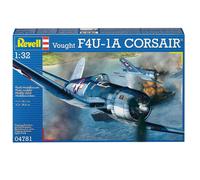 Revell Modellbausatz Flugzeug 1:32 - Vought F4U-1A CORSAIR im Maßstab 1:32, Leve