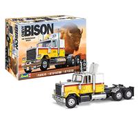 Revell Modellino USA I Chevy Bison Semi Truck, modello dettagliato in scala 1:31, 70 pezzi, kit di costruzione impegnativo per modellisti avanzati a partire dai 12 anni, camion autentico