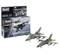 Revell Modellismo I Model Set 50th Anniversary Tornado I Kit I Scala 1:72 I 310 Pezzi I Kit Artigianato A partire dai 12 Anni I Modello Dettagliato I Aereo Militare I Replica Autentica