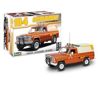 Revell Monogram 14568 - Jeep J-10 Pickup con Camper 1:24 Scala - Kit modello in plastica non costruita/non verniciata