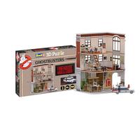 Revell Puzzle 3D 00223 Ghostbusters Firestation, 130 pezzi, altamente dettagliato, 40 cm di altezza, divertente e facile da costruire