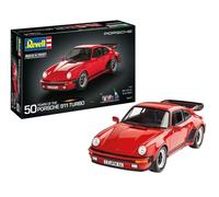 REVELL SCALE VARIE KIT PORSCHE 911 TURBO 50TH ANNIVERSARY GIFT SET MODELLINO