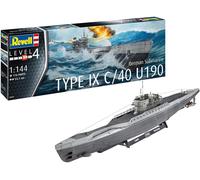 Revell - Sottomarino tedesco tipo IX C/40 (U190), 1/144, 05167