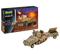 SWS With Flak 43 And Sd.Ah.58 Ammo Trailer 1:72 Plastic Model Kit REVELL