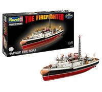 Revell The Firefighter, modellino di barca antincendio in scala 1:87, con 485 pezzi, barca estinguente di New York ricca di dettagli, con 7 mazzi, cannoni e cabina di controllo, a partire dai 12 anni