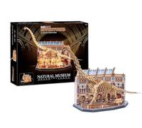 Revell Tiny Adventures Tiny Adventures - Museo Naturale Brachiosaurus - con illuminazione a LED, miniatura 3D fai da te in legno