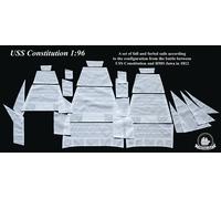 Revell USS Constitution 1:96 - set di vele configurazione Constitution vs Jawa