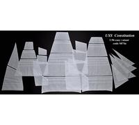 Revell USS Constitution, Stati Uniti 1:96 - set di vele versione facile