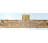 Revell USS Kearsarge 1:96 - ponte in legno tagliato al laser per modello con ...