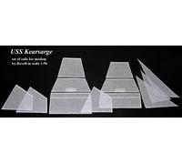 Revell USS Kearsarge 1:96 - set di vele standard per la modalità cucita su ma...