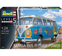 Revell - VW T1 Samba Bus Flower Power. 1/24, 07050