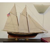 Revell yacht USS America 1:56 - set di vele per modello cucito su macchina CNC