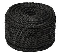 Revera Corda da Lavoro Nera 12 mm 50 m in Polipropilene