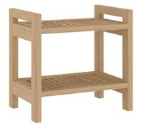 Revera Panca da Doccia 45x30x45 cm in Legno Massello di Teak