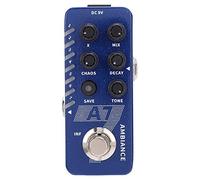 Reverb Effect Pedal, Reverb Effect Pedal Digital 7 Ambiance Guitar Built-in Infinite Lasting Buffer Bypass per A7