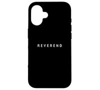 Reverendo/Reverendo/Protestante/Protestanti Modern Font Custodia per iPhone 16