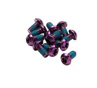 Reverse 12 viti di fissaggio per dischi freno M5 x 10 mm, colore: Viola