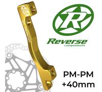 Reverse Adattatore Postmount per Pinza Freno PM-PM Ø 200mm +40mm Gold
