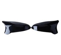 Reverse Alloggiamento Specchio Per BMW Per F80 M3 F82 M4 2015-2018 Calotta Specchietto Retrovisore Laterale Auto LHD Motivo In Fibra Carbonio Nero Lucido(Glossy Black)