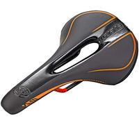 Sella Reverse AM Ergo Nera-Arancio per Comfort e Prestazioni nei Tour XC, Enduro e All Mountain