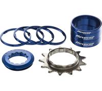 Reverse Bicicletta MTB Dirt Bike Fixie Set Montaggio Adattatore Single Speed Set