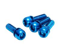 Reverse Bulloni freno a disco M6 x 18 mm, 4 pezzi, 22 g, ., Blu