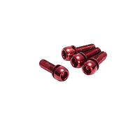 Reverse Bulloni freno a disco M6 x 18 mm, 4 pezzi, 22 g, Colore: rosso