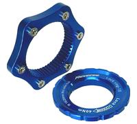 Reverse Centerlock Adattatore Su 6-Loch Bicicletta MTB Freno a Disco Blu