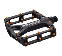 Pedali Piattaforma MTB Neri CrMo Nero/Oro