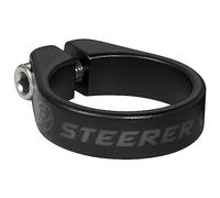 Reverse Steerer Clamp 1 1/8" Spacer con funzione di morsetto, nero
