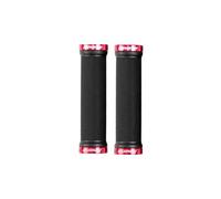Reverse coppia di lock on grips nero rosso