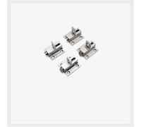 Reverse Drawing Stainless Steel Double-Ended Door Bolts Sliding Lock Barrel Bolt Latch Hardware Two-Way
