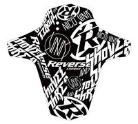 Parafango Adesivo Reverse Mudfender Nico Vink Nero/Bianco - Edizione Speciale Stickerbomb