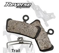 Pastiglie organiche per freni di biciclette Reverse Components Avid Trail E7,E9,XO/Sram Guide Nero